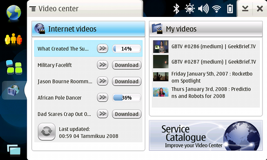 Screenshot of Main View