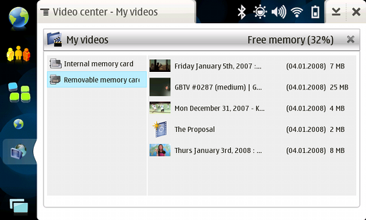 Screenshot of Main View
